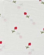 Double Gauze Embroidery Flower 6057