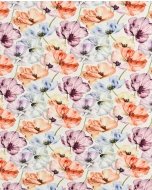 Bamboo Jersey Digital Faded Flowers 5952