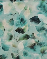 Viscose Linen Digital Leaves 6065