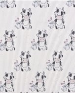 Rib Jersey Digital Cow 5961