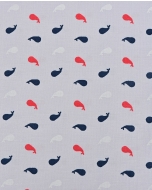 Poplin Organic Mini Whale 90362