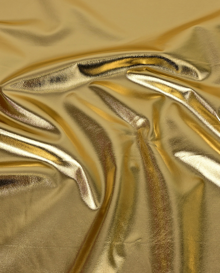 Lamé-Stoff mit glänzendem Metallic-Effekt
