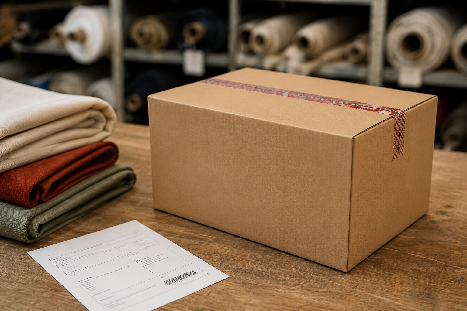 Versand bei Mutsaers Textiles